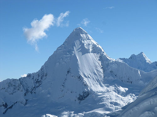 Climbing Artesonraju Peru