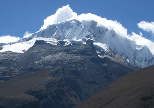 Climbing Copa Mountain