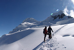 Climbing Huascaran mountain