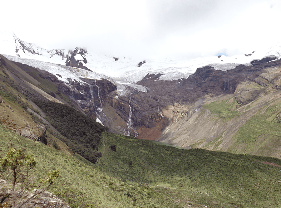 view from pass huapi quilcayhuanca